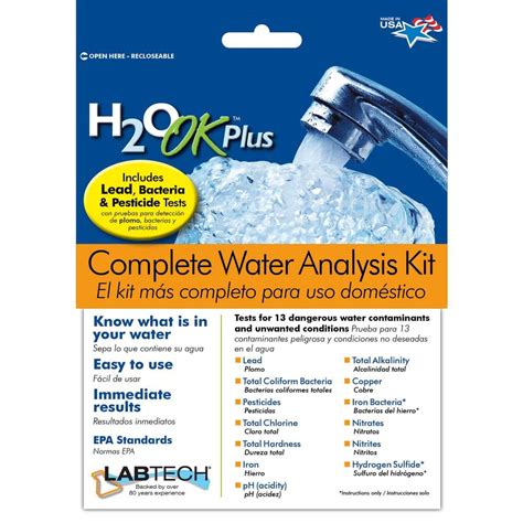 hard water test home depot|water testing kit near me.